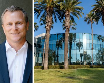 Drawbridge Realty CEO Charlie McEachron and 1700 East St. Andrew Place, Santa Ana, Calif.