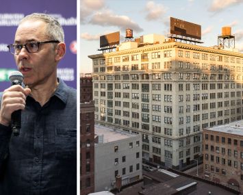 Overtime CEO Dan Porter and 20 Jay Street, Brooklyn.