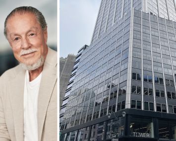 Global Holdings founder Eyal Ofer and 1250 Broadway.