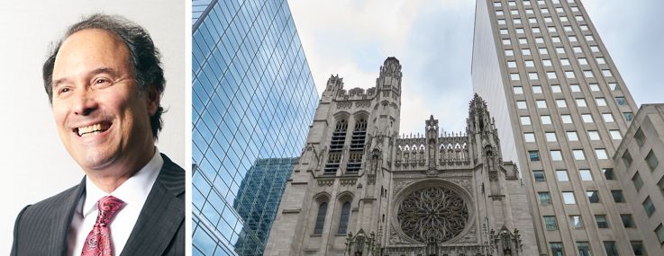 Extell's Gary Barnett and St. Thomas Church.