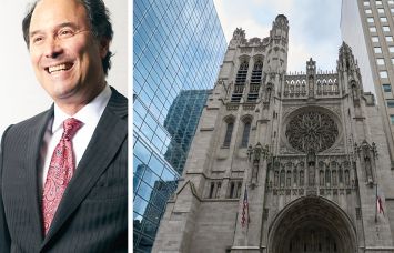 Extell's Gary Barnett and St. Thomas Church.