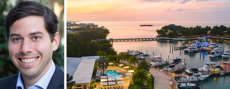 Peachtree Group's Jared Schlosser and Faro Blanco Resort & Yacht Club in Marathon, Fla.