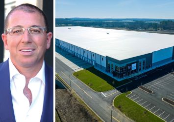 Joe Sitt, chairman of Thor Equities, and Gordon Logistics Center in Adairsville, Ga.