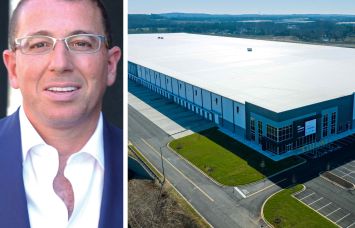 Joe Sitt, chairman of Thor Equities, and Gordon Logistics Center in Adairsville, Ga.