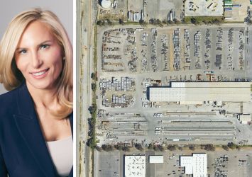 Morgan Stanley Real Estate Investing co-CEO Lauren Hochfelder and 10650 Hemlock Avenue, Fontana, Calif.