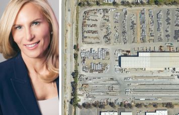 Morgan Stanley Real Estate Investing co-CEO Lauren Hochfelder and 10650 Hemlock Avenue, Fontana, Calif.