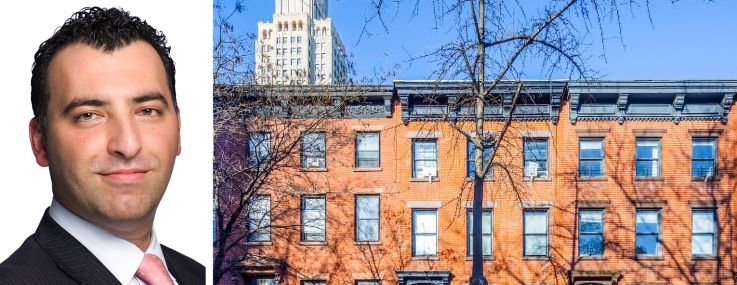 Alpha Realty's Lev Mavashev and 104-112 Fort Greene Place, Brooklyn.