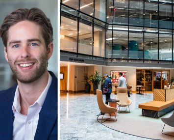 Pembroke Director of Asset Management Max Timmons and 1201 New York Avenue NW, Washington, D.C.