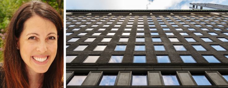 The Knot Worldwide CEO Raina Moskowitz and 295 Fifth Avenue.