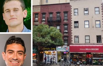 Krown Point Capital's Reggie Kronstadt (top), EJS Group's Ted Segal (bottom), and 1059-1061 Seconds Avenue.