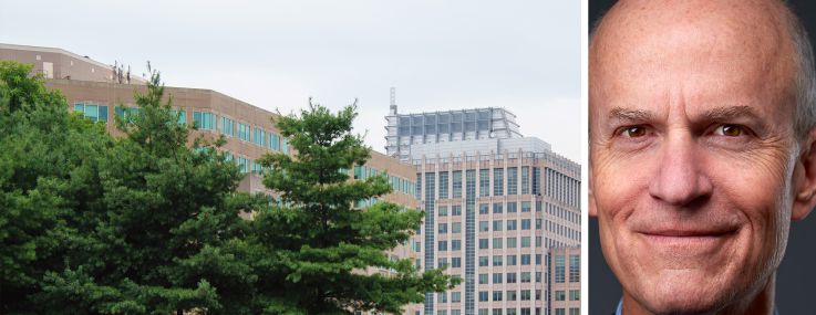 Reston Town Center in Northern Virginia; and Owen Thomas, chairman and CEO of BXP.