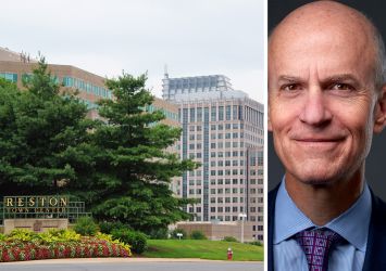 Reston Town Center in Northern Virginia; and Owen Thomas, chairman and CEO of BXP.
