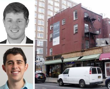 Robert Ferman (top) and Jake Movsovitz (bottom) of Sollevare Group, and 294 Atlantic Avenue, Brooklyn.
