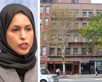 Sheikha Alya Ahmed bin Saif Al-Thani, Ambassador of Qatar, and 765 First Avenue.
