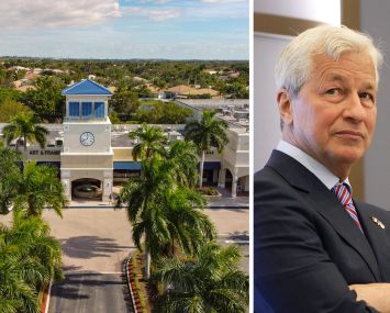 The Shoppes at Heron Lakes in Coral Springs, FL. JP Morgan CEO, Jamie Dimon.