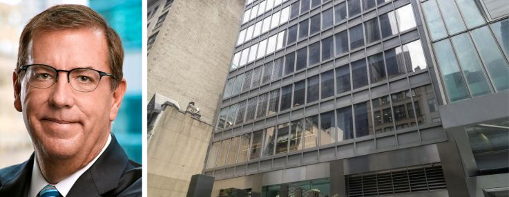 SL Green's Steven Durels and 10 East 53rd Street.