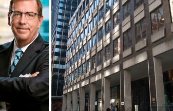 SL Green's Steven Durels and 245 Park Avenue.
