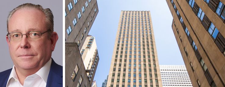 RXR's William Elder and 75 Rockefeller Plaza.