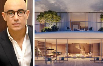 Ytech's Yamal Yidios and a rendering of 1428 Brickell.