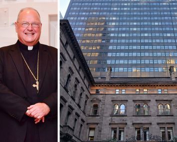 His Eminence Cardinal Dolan. 455 Madison Avenue.