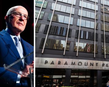 Paramount Group CEO Albert Behler and Paramount Plaza at 1633 Broadway.