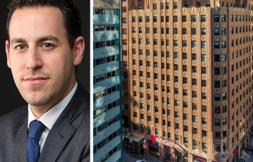 The Feil Organization's Andrew Wiener and 570 Lexington Avenue.