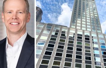 Nuveen's Bill Huffman and 730 Third Avenue.