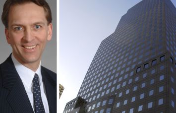 Brookfield CEO Bruce Flatt and 200 Liberty Street.