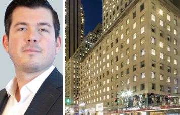 CBRE’s David Stockel and 530 Fifth Avenue.