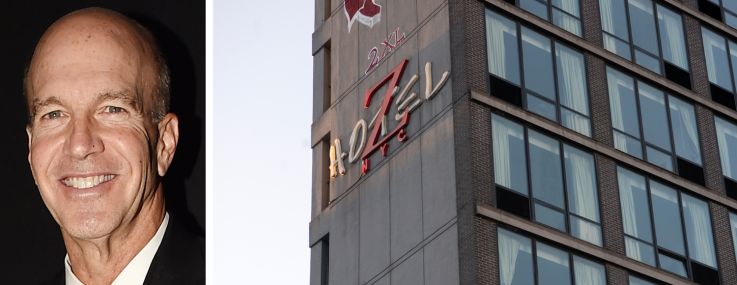 Taconic Capital co-founder Frank Brosens and 11-01 43rd Avenue, Queens.