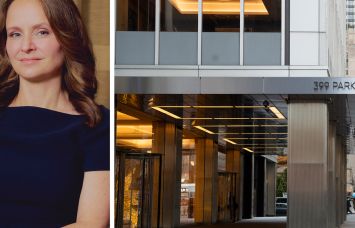 BXP's Hilary Spann and 399 Park Avenue.