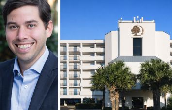 Peachtree Group's Jared Schlosser and Double Tree Hotel Myrtle Beach in Myrtle Beach, S.C.