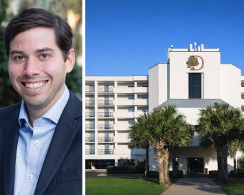 Peachtree Group's Jared Schlosser and Double Tree Hotel Myrtle Beach in Myrtle Beach, S.C.