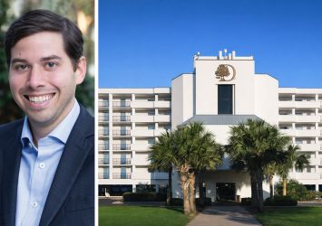 Peachtree Group's Jared Schlosser and Double Tree Hotel Myrtle Beach in Myrtle Beach, S.C.