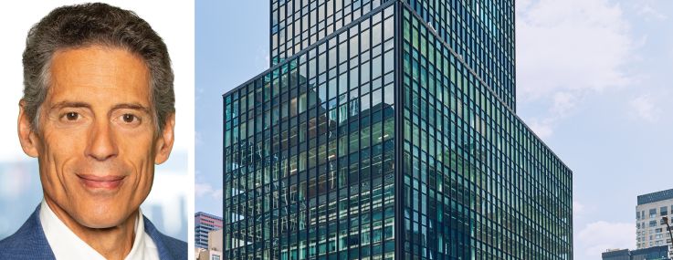 The Durst Organization President Jonathan Durst and 825 Third Avenue.