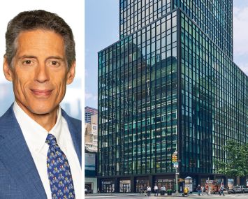 The Durst Organization President Jonathan Durst and 825 Third Avenue.