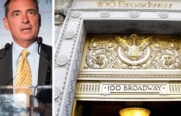John Z. Kukral, president and CEO of Northwood Investors, and 100 Broadway.