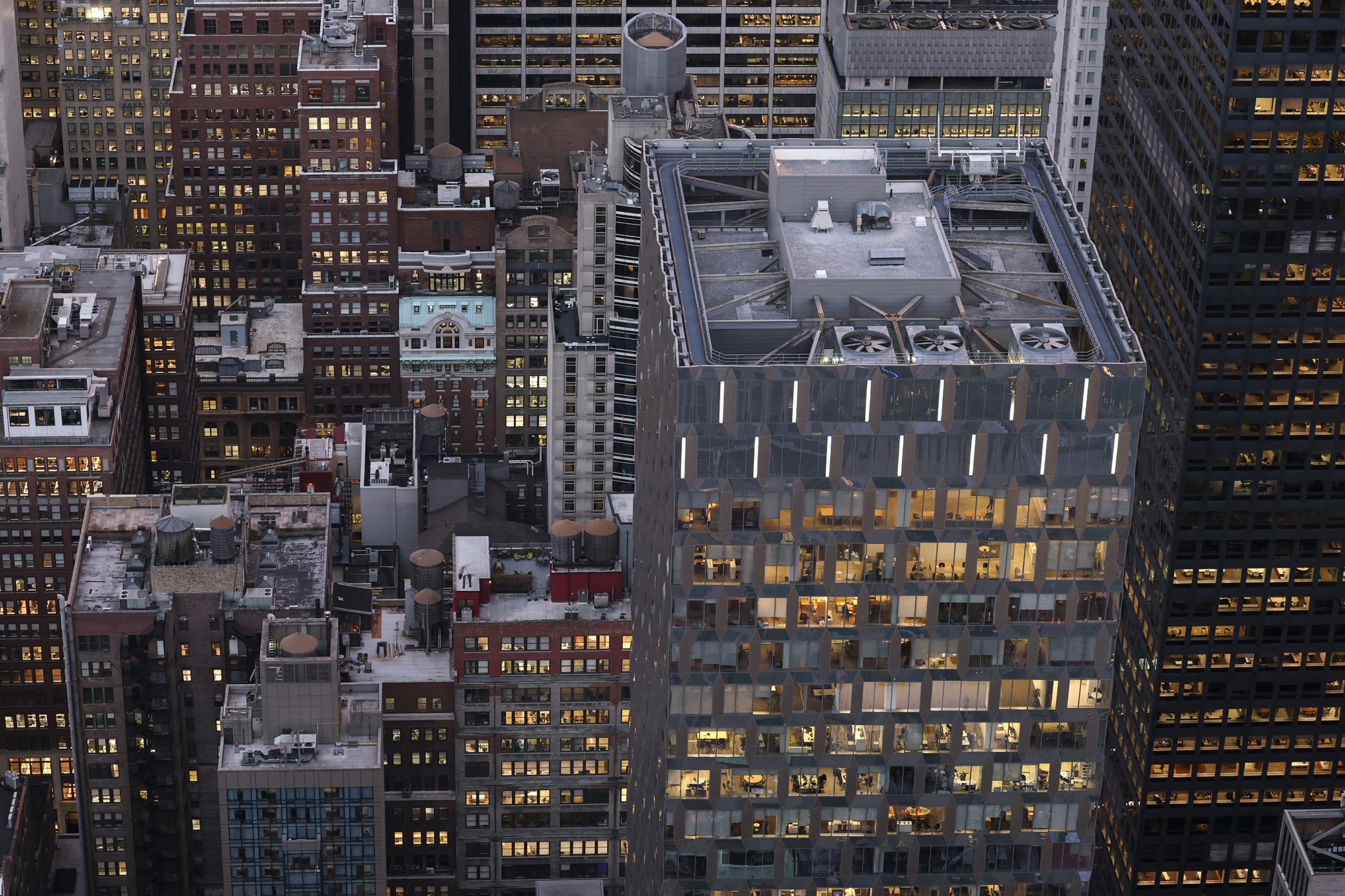 Office buildings in Manhattan.