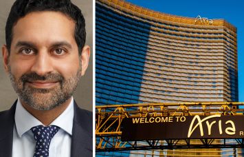 Blackstone's Nadeem Meghji and Aria Resort & Casino in Las Vegas' CityCenter.