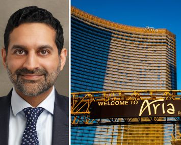 Blackstone's Nadeem Meghji and Aria Resort & Casino in Las Vegas' CityCenter.