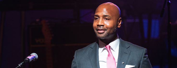 Nadir Settles at the City Parks Foundation Dinner & Concert Benefit at SummerStage in 2024.