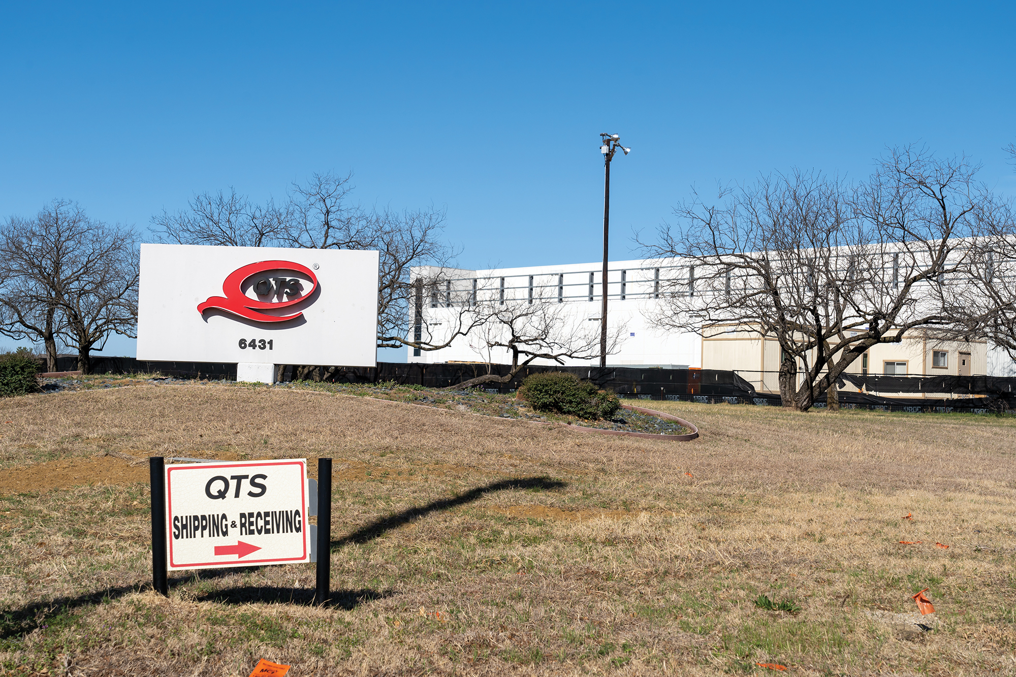 A QTS Data Center at 6431 Longhorn Drive in Irving, Texas.