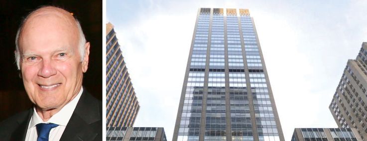 Vornado CEO Steven Roth and 1290 Avenue of the Americas.