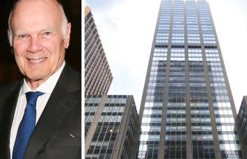 Vornado CEO Steven Roth and 1290 Avenue of the Americas.