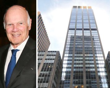 Vornado CEO Steven Roth and 1290 Avenue of the Americas.