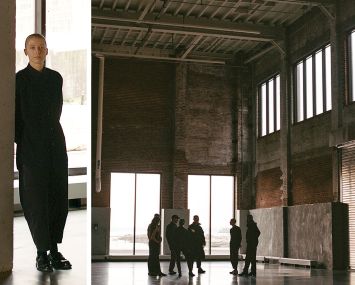 Waverly Neer of New York City Economic Development Corporation, and inside MADE Bush Terminal, Brooklyn.