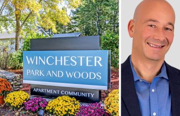 Winchester Park and Woods in East Providence, R.I. and Danny Fishman of GAIA Real Estate.