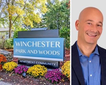 Winchester Park and Woods in East Providence, R.I. and Danny Fishman of GAIA Real Estate.