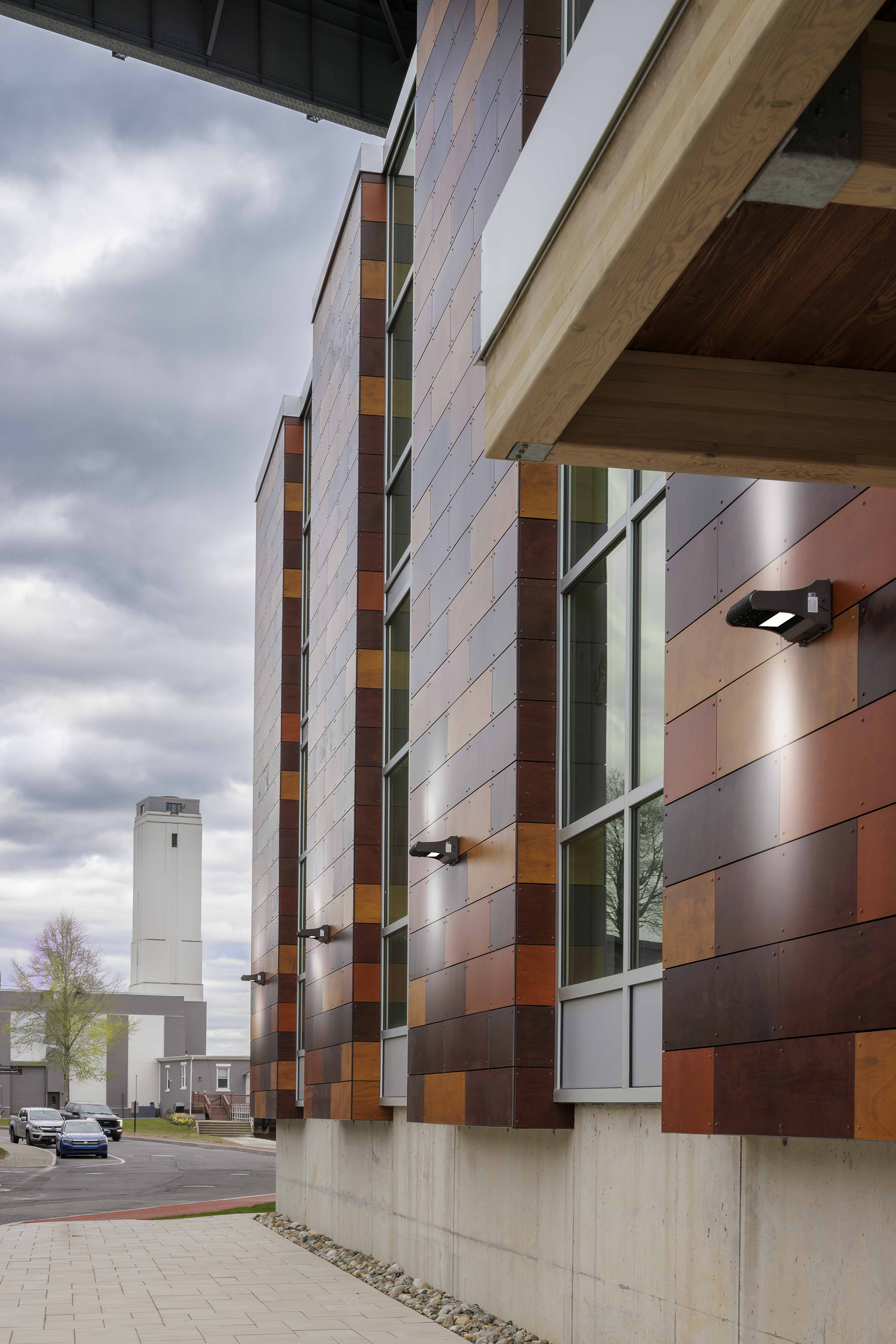 It’s the first mass timber structural system within the entire SUNY system.