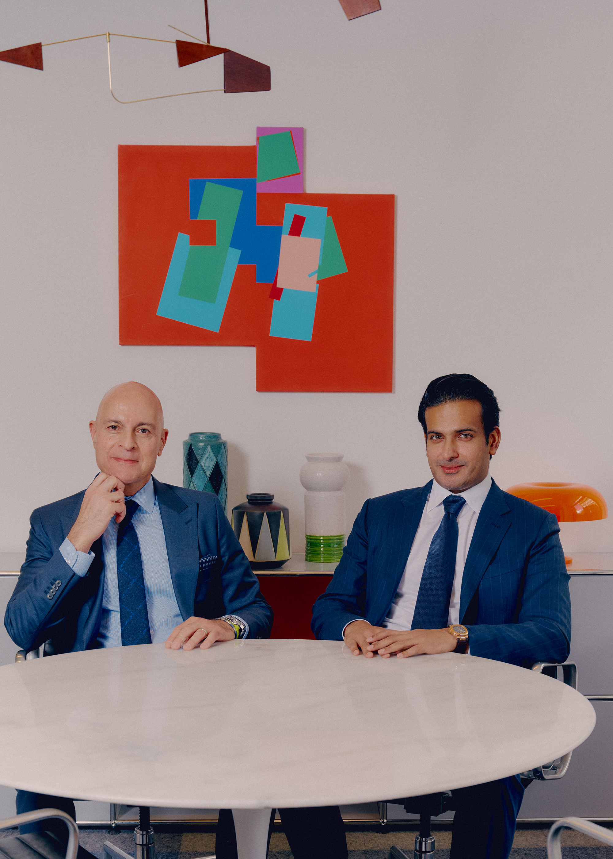 Mark Moskowitz (left) and Ameesh Agarwal of UPLAM at their 50 West 17th Street office.